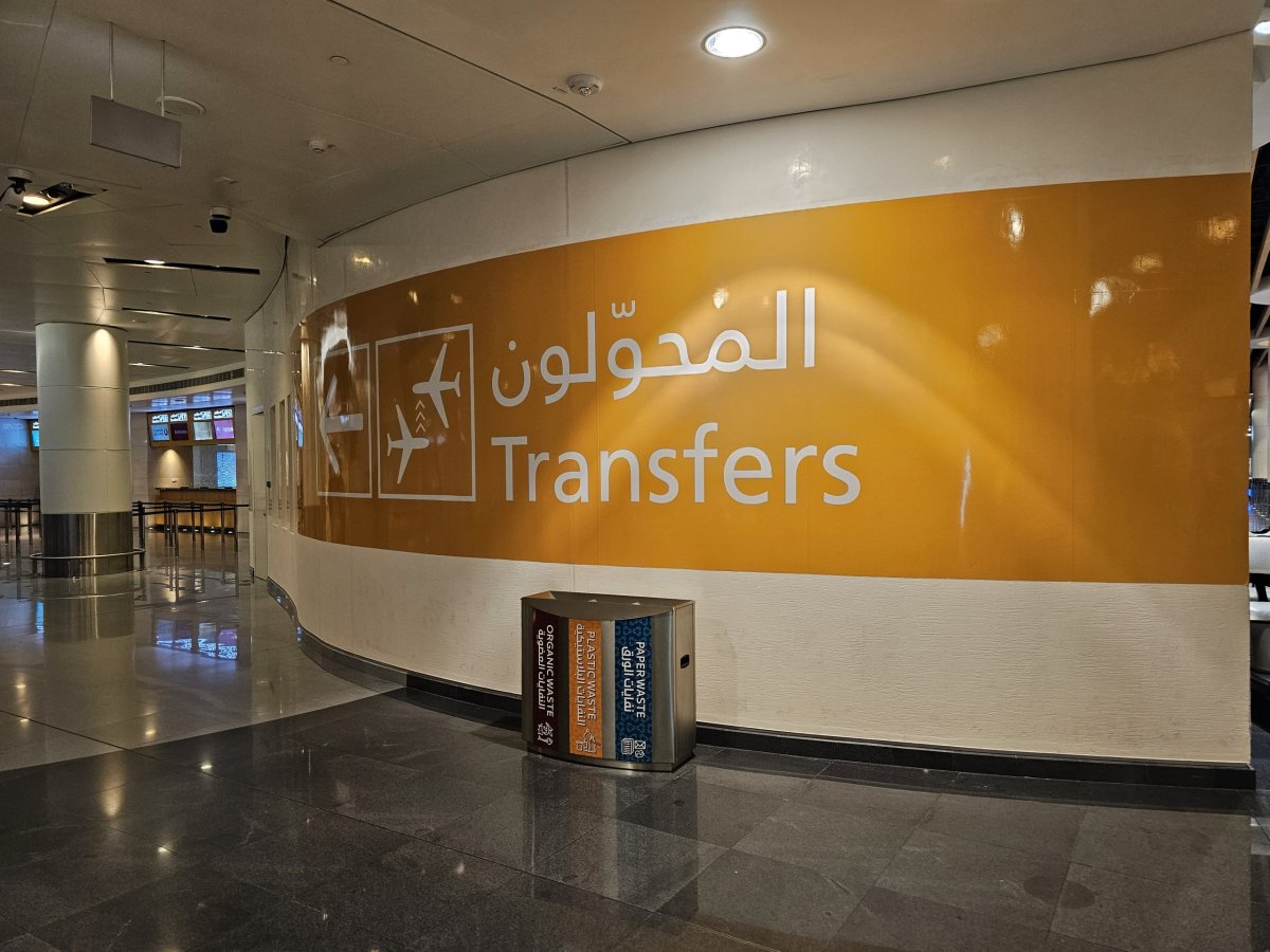 Značení přestupních letů