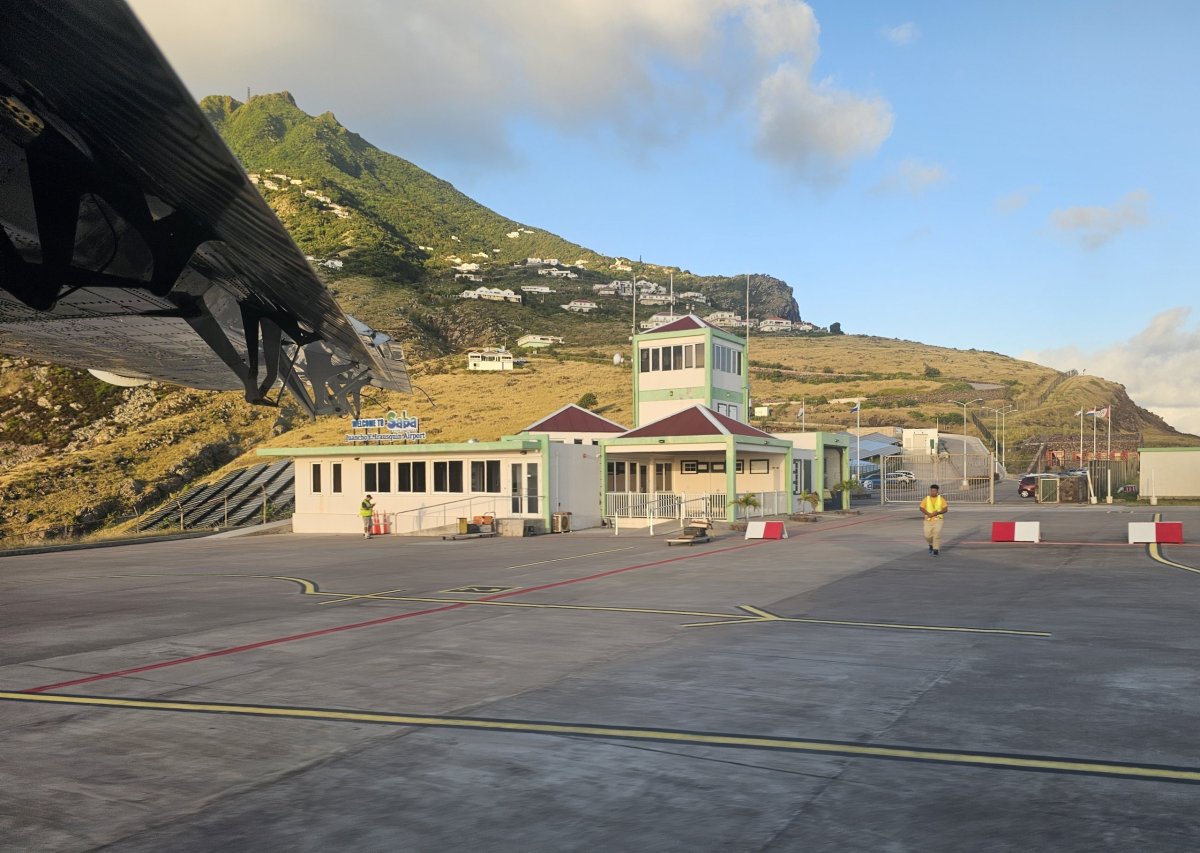 Terminál letiště Saba