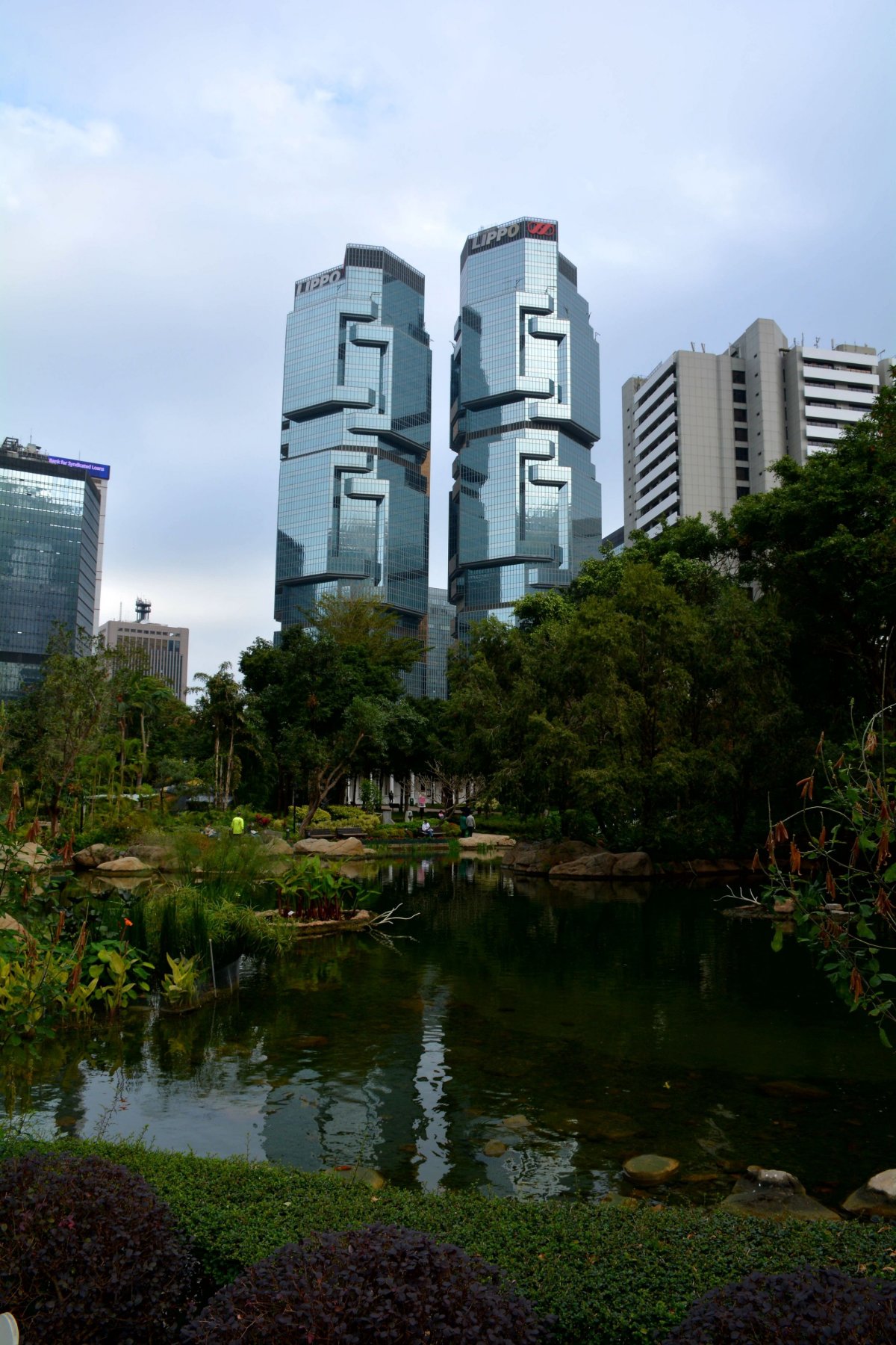 Mrakodrapy z Hong Kong parku