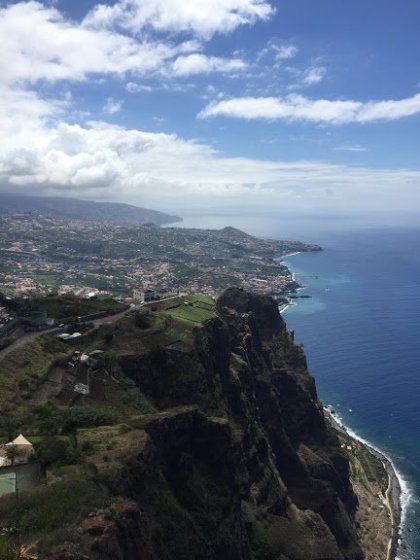 Cabo Girao, výhled směrem k Funchalu 