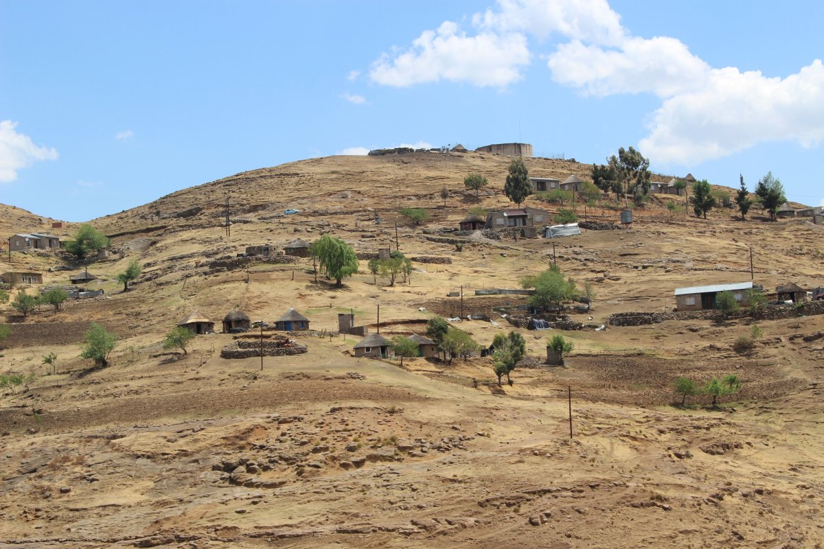 Lesothská vesnice