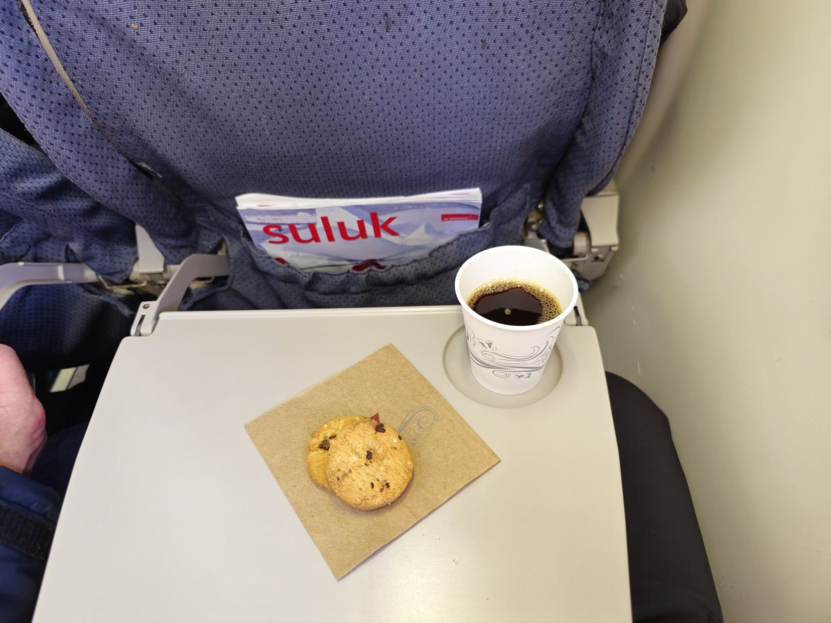 Občerstvení na vnitrostátním letu