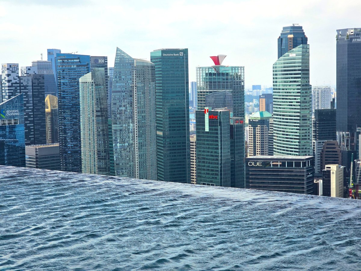 Infinity pool hotelu Marina Bay Sands