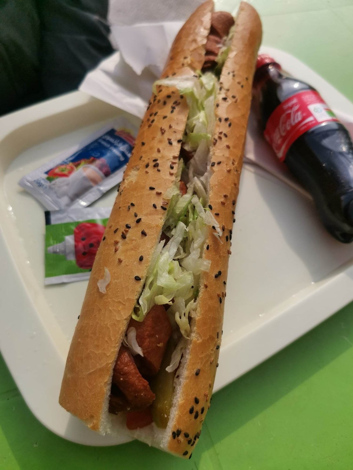 Hot dog - jehněčí párek