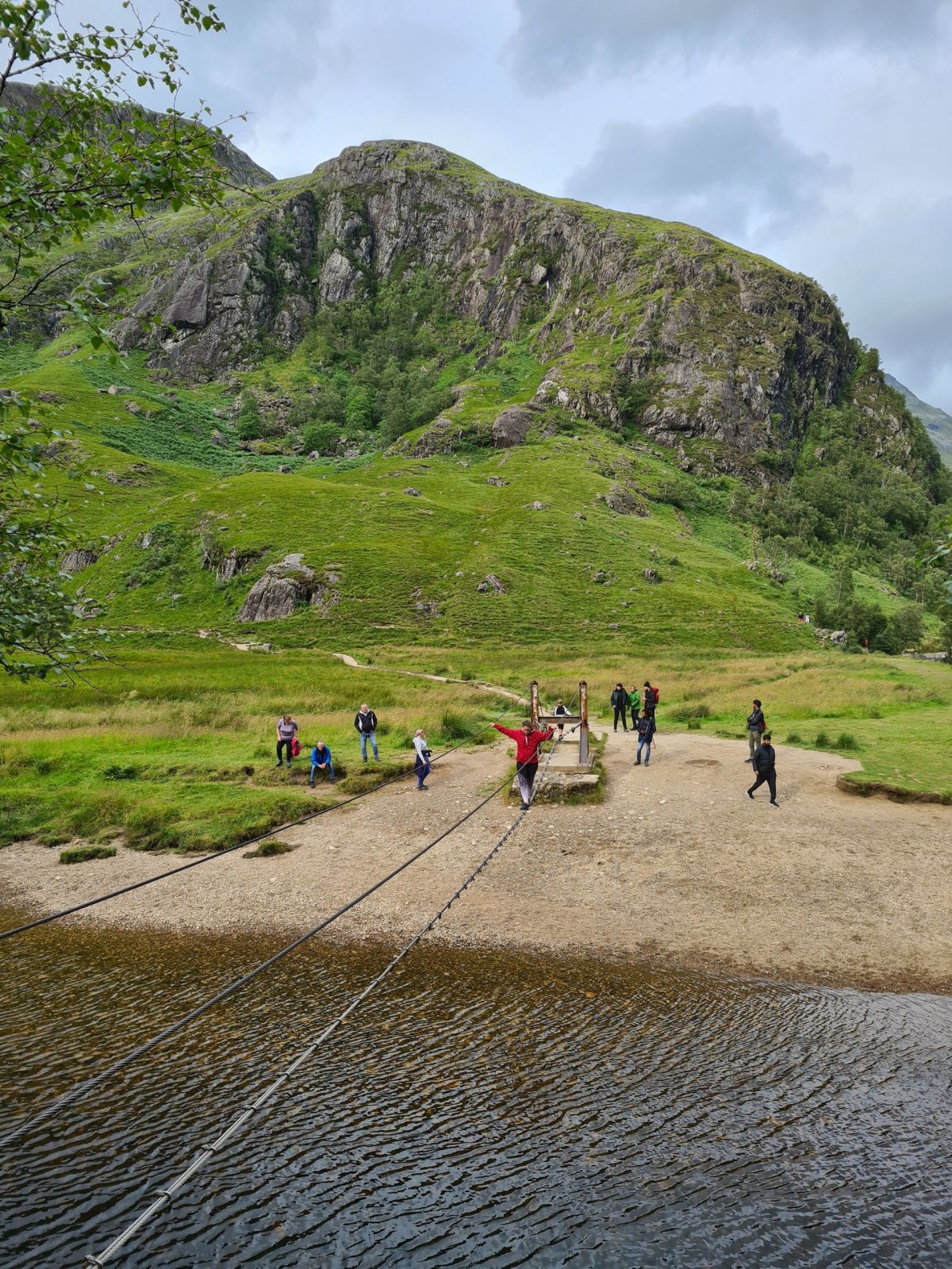 Lanový most, pokud chcete jít okružní trasu