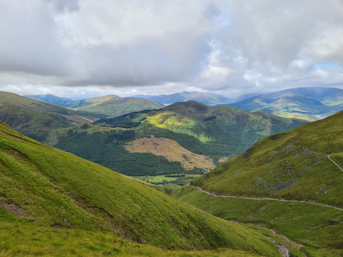 Výhled cca z poloviny
