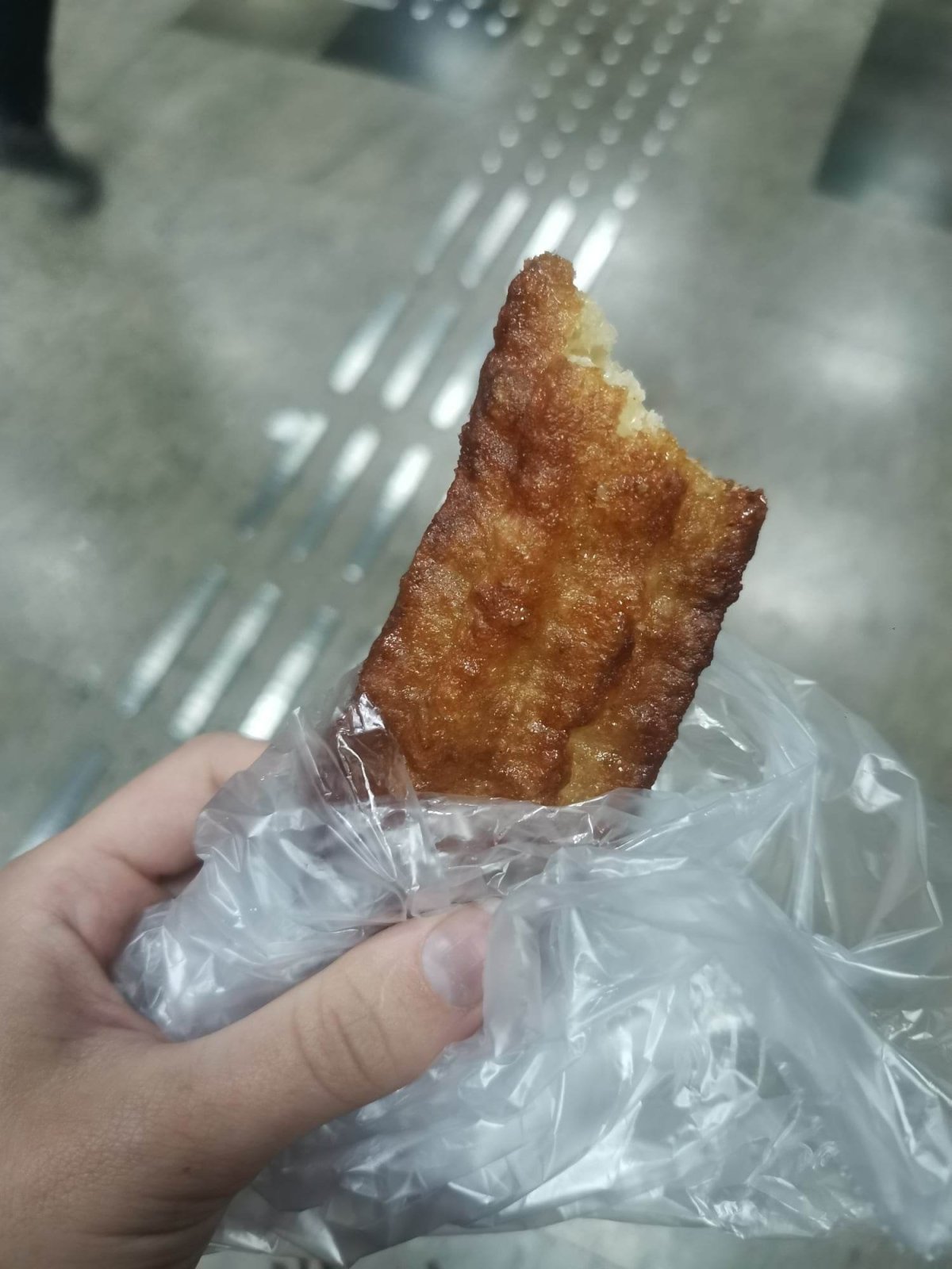 Něco jako churros, jen 10x větší