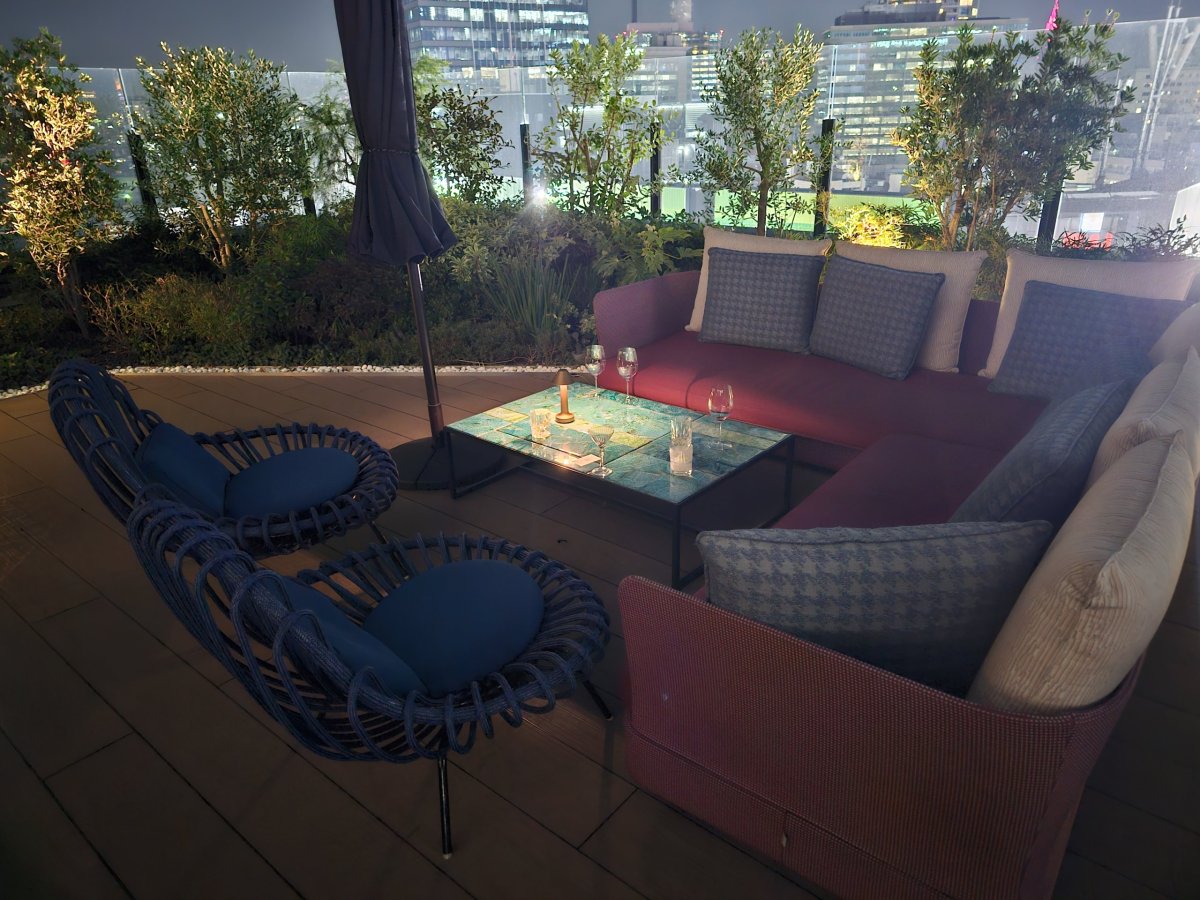 Venkovní terasa restaurace Gallery 11