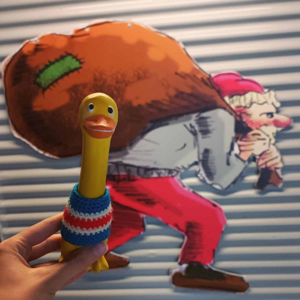 S vánočním mužíkem Giljagaurem