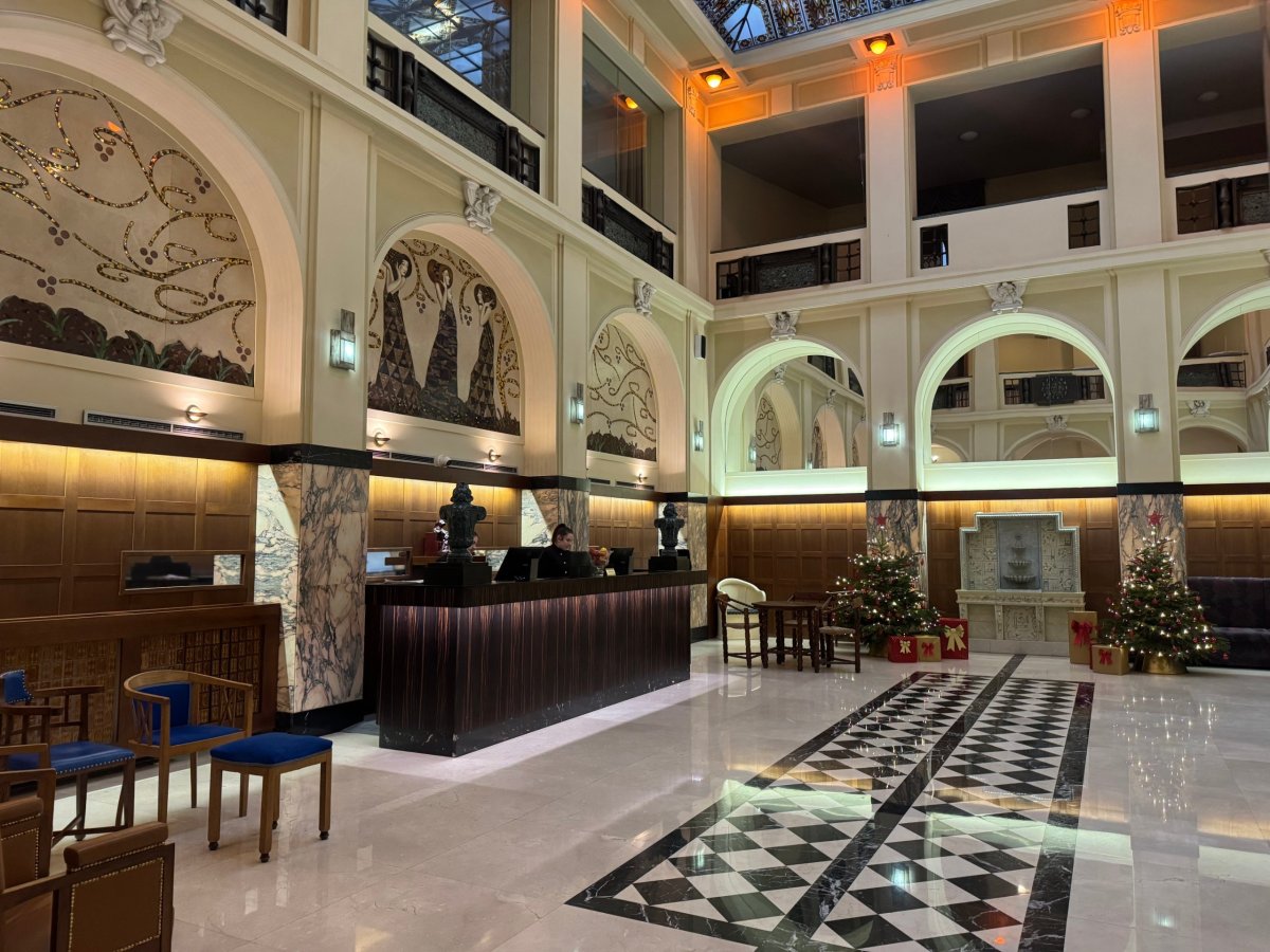 Lobby a recepce hotelu