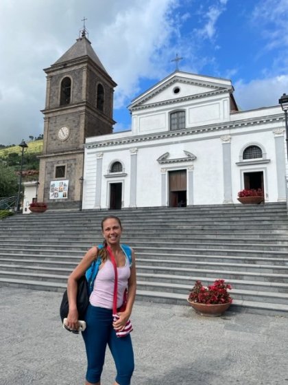 u kostelíku San Renato