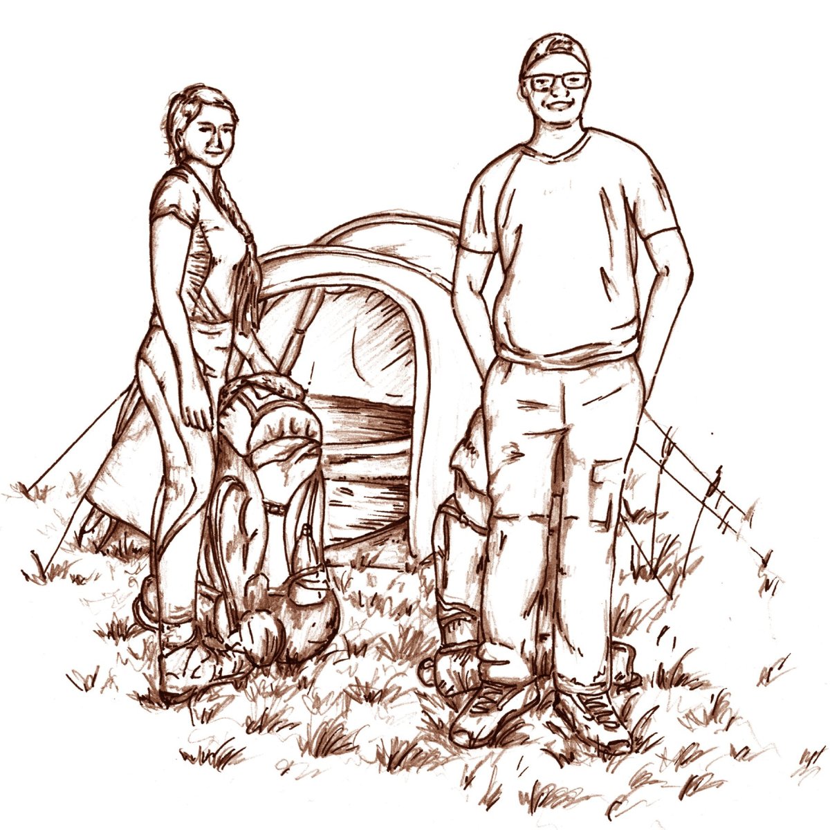 Přespání ve stanu