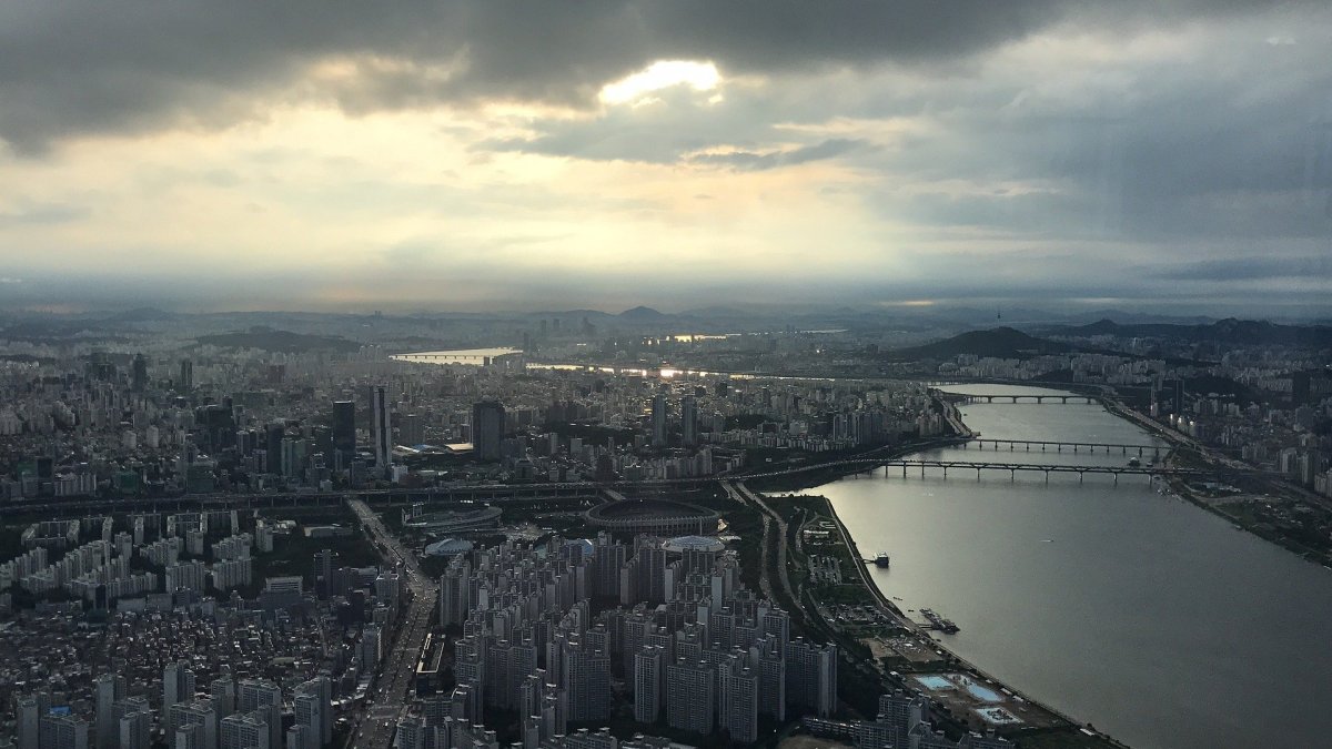 Výhled z Lotte World Tower