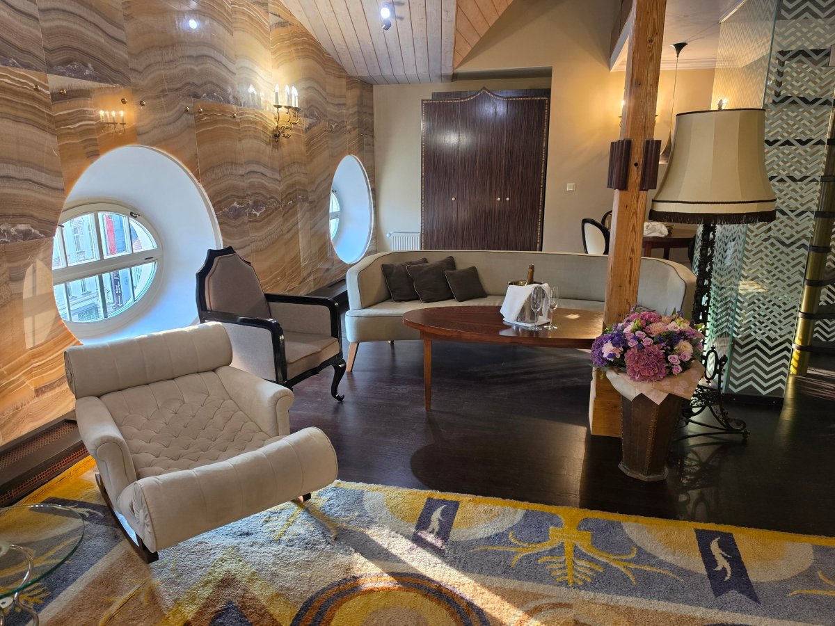 Obývací pokoj Onyx Tower Suite