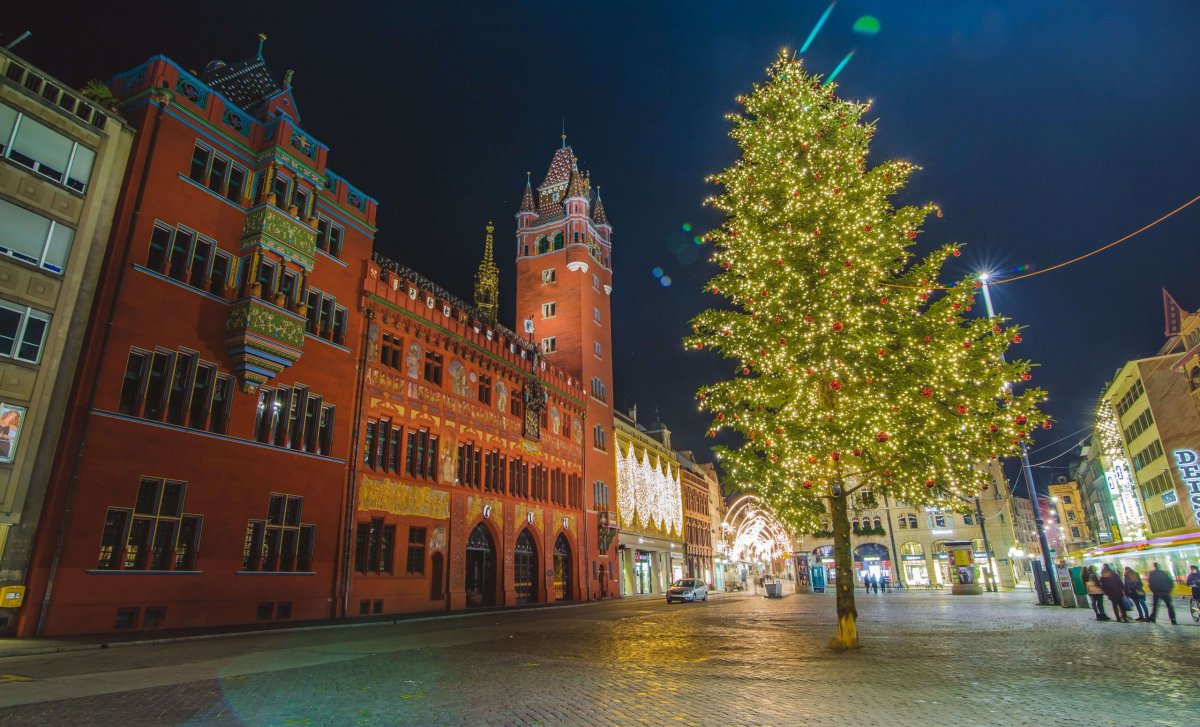Vánoční strom v Basileji
