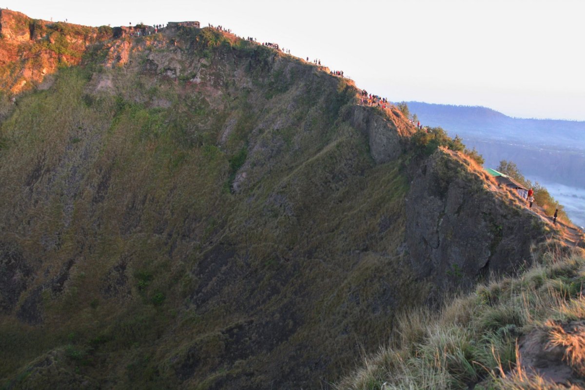 Kráter sopky Batur