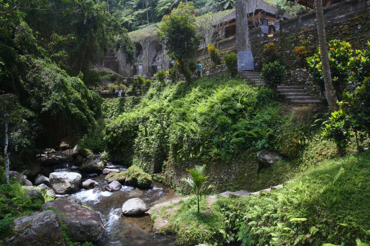 Zelené údolí Gunung Kawi