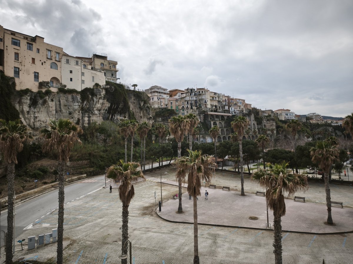 Pohled na Tropeu od kostela