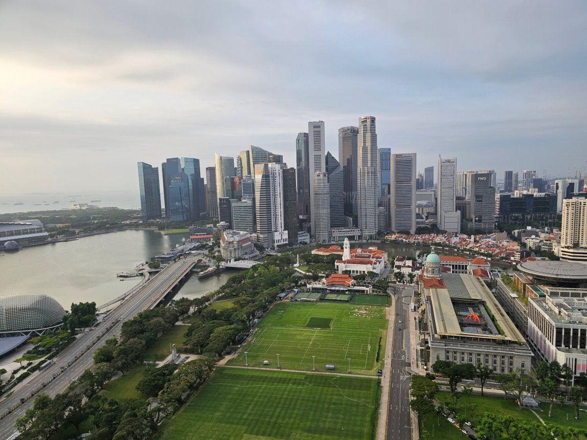 Výhled z pokoje na Downtown