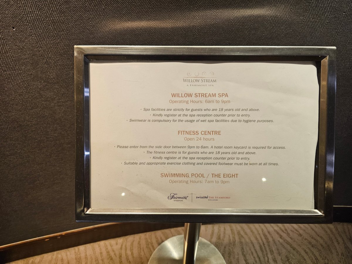 Otevírací doba bazénu, fitka a spa