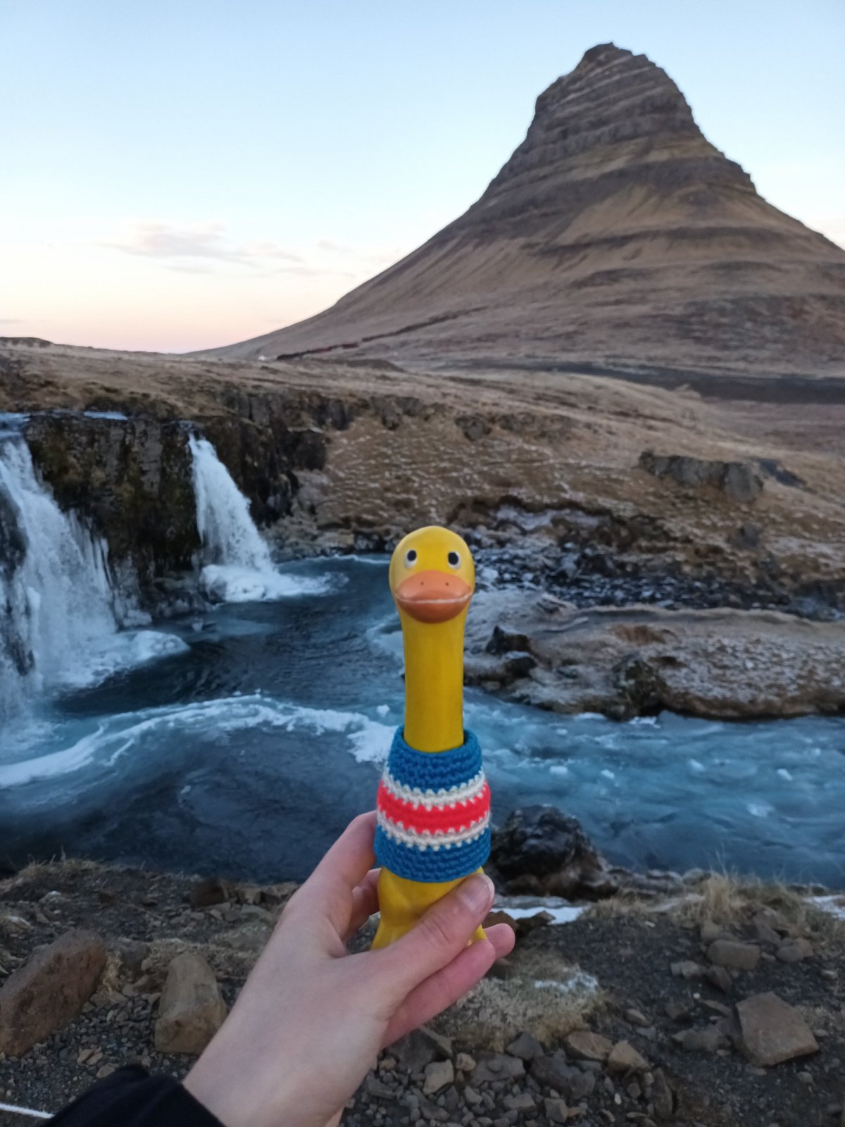 Hora Kirkjufell a vodopád Kirkjufellsfoss