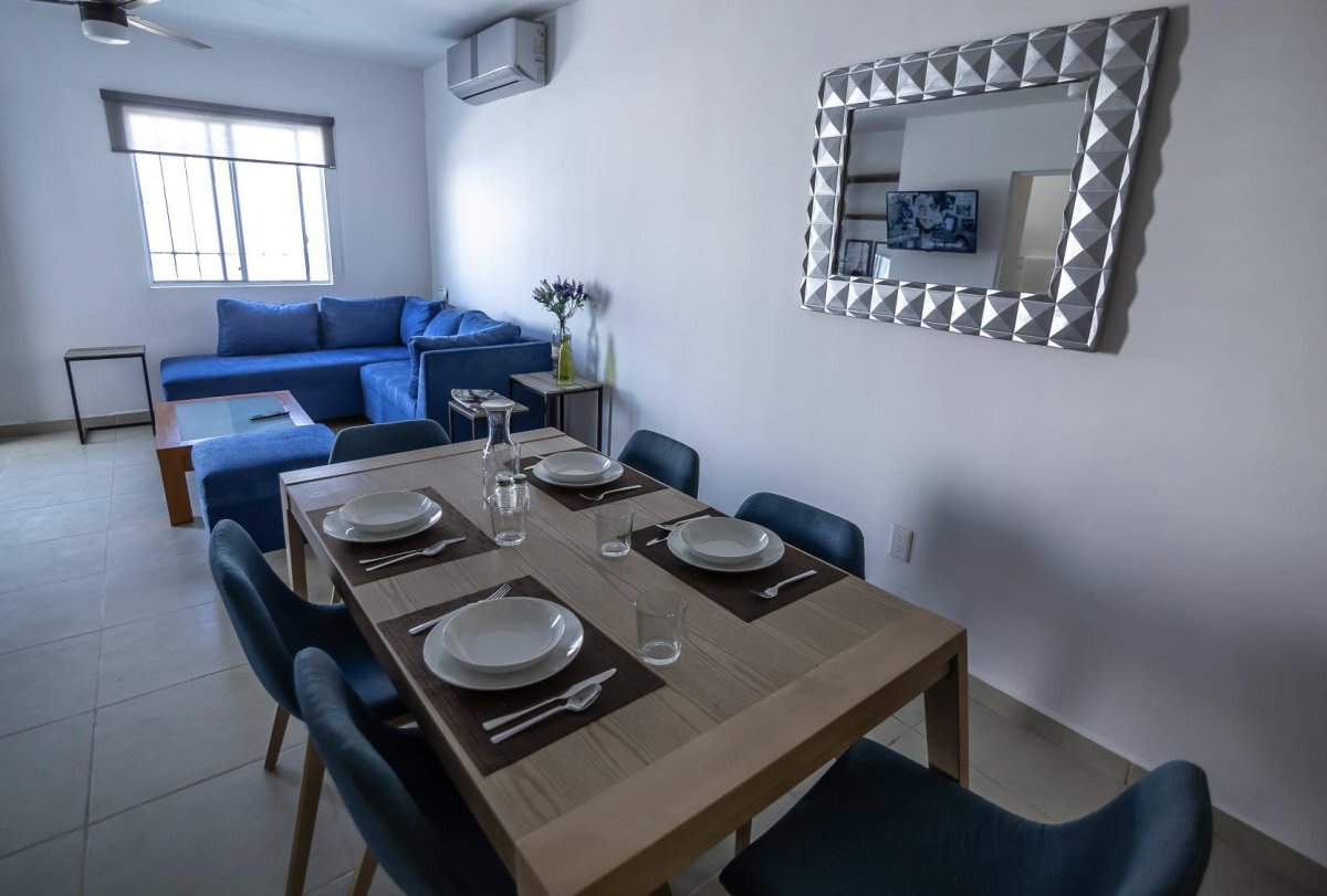 Jídelna s obývákem