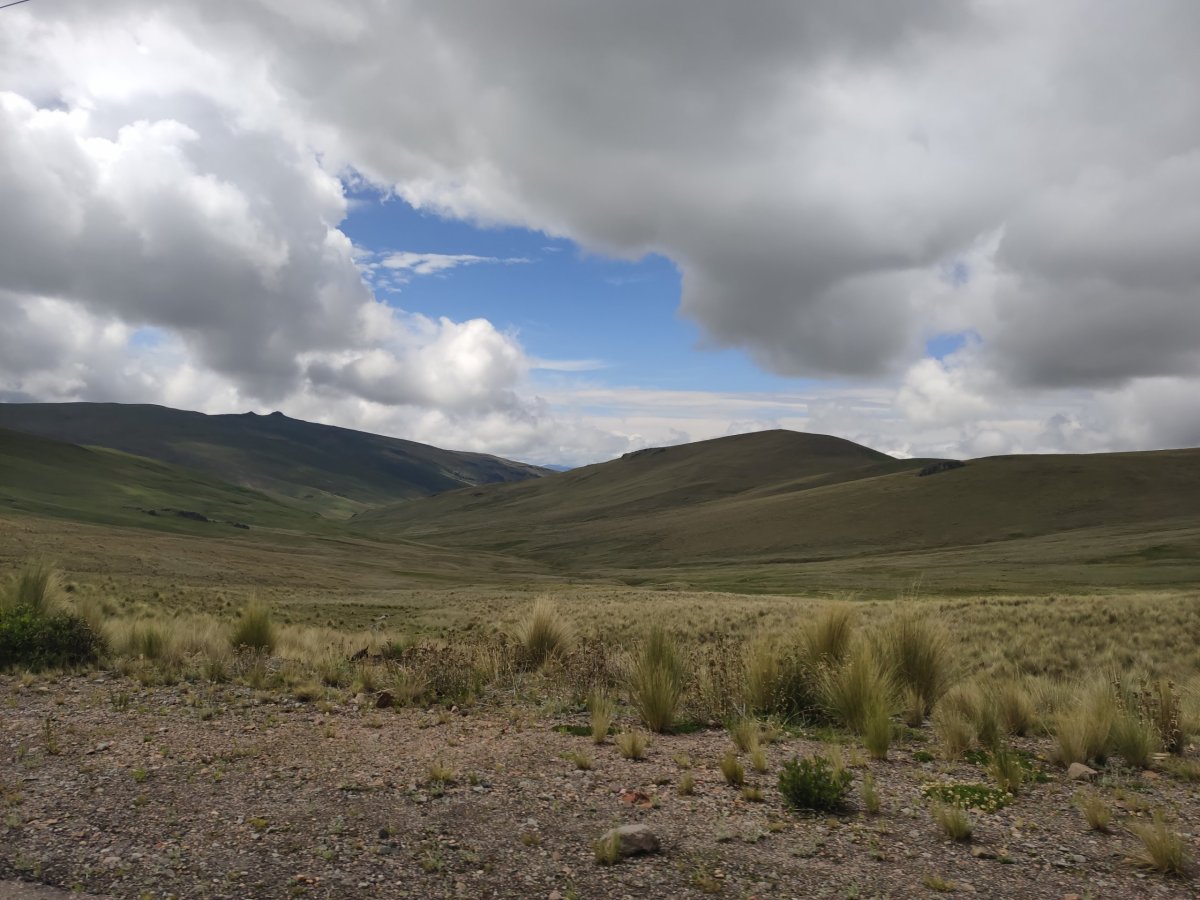 Horské planiny za Ayacuchem