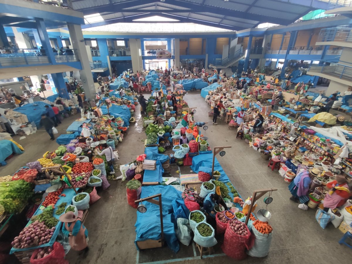 Trh v Urubambě