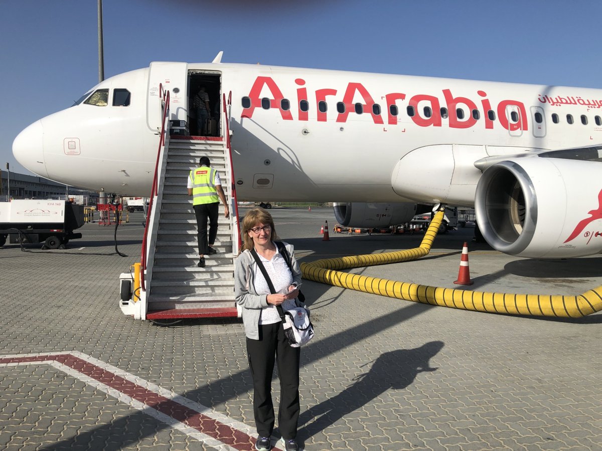 Přílet do Sharjahu