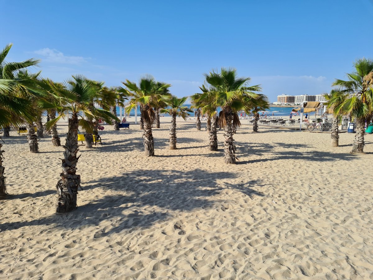 Čistá dlouhá pláž