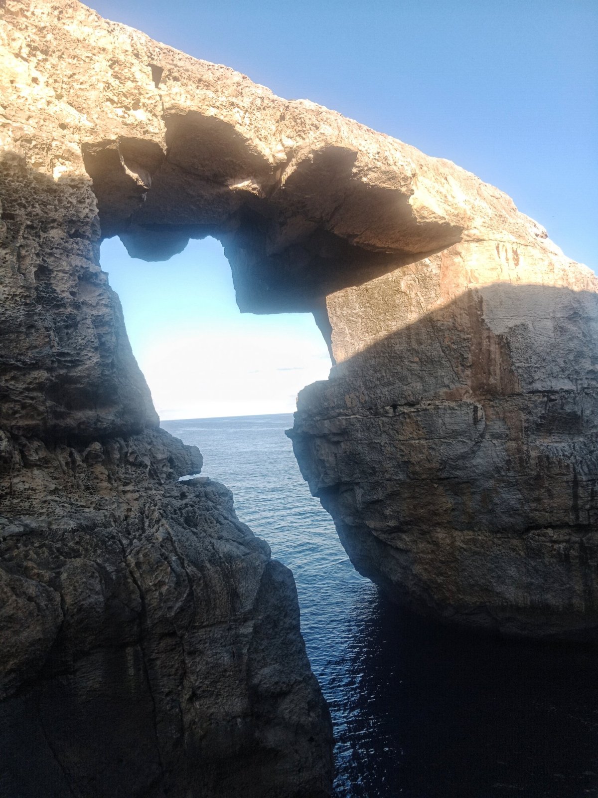 Maltské malé azurové oko Wied Mielah 