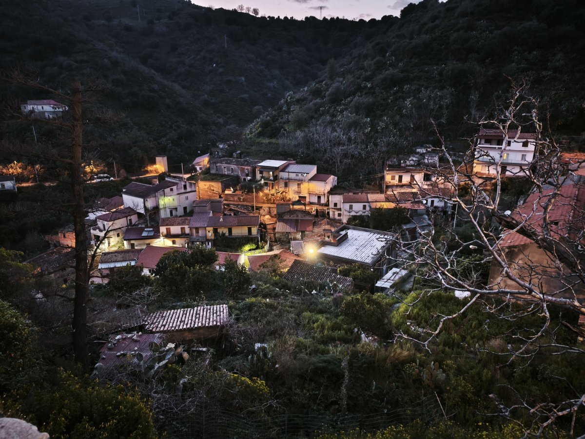 Palizzi po západu slunce