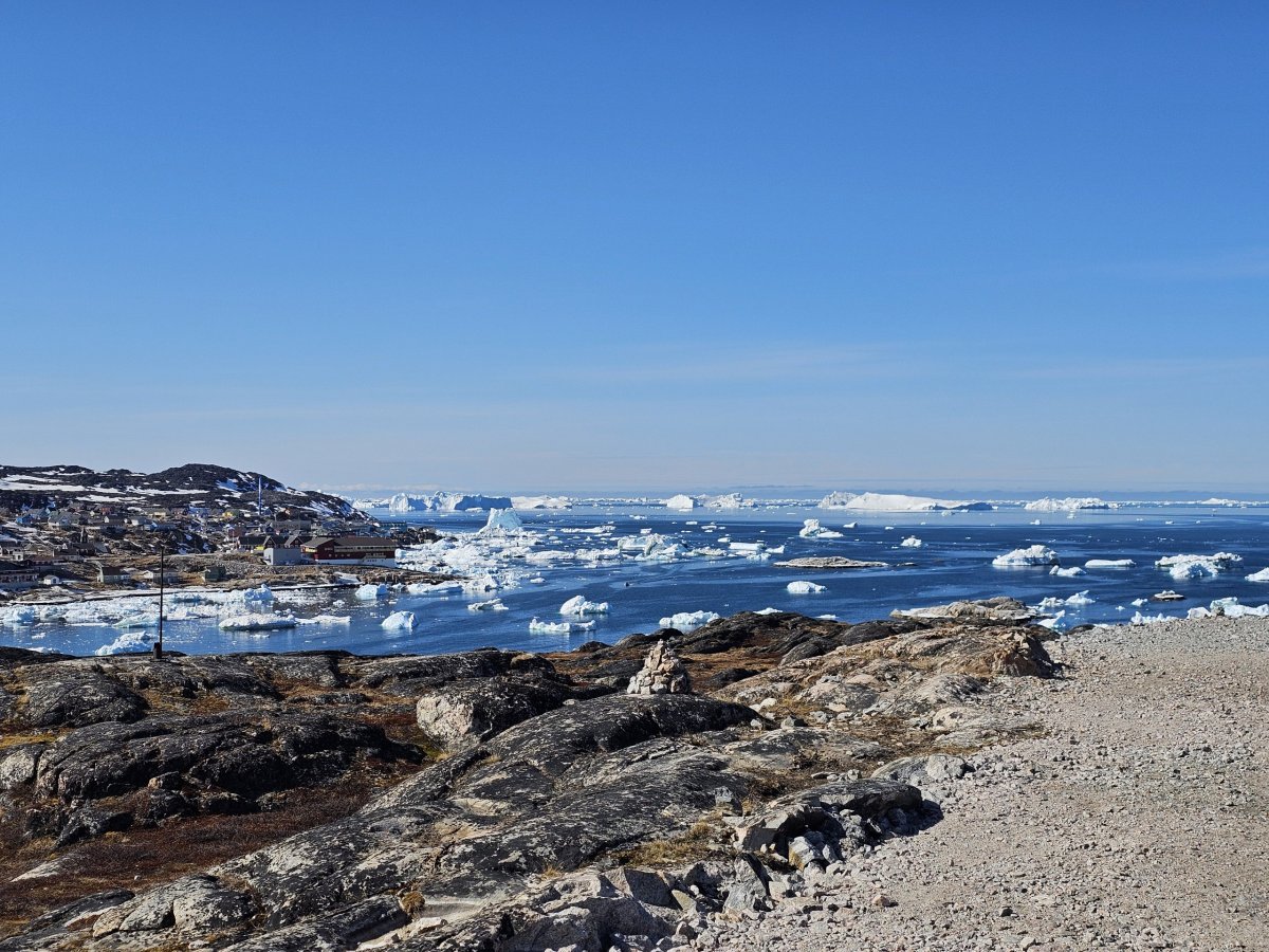 Výhled z hotelu Arctic