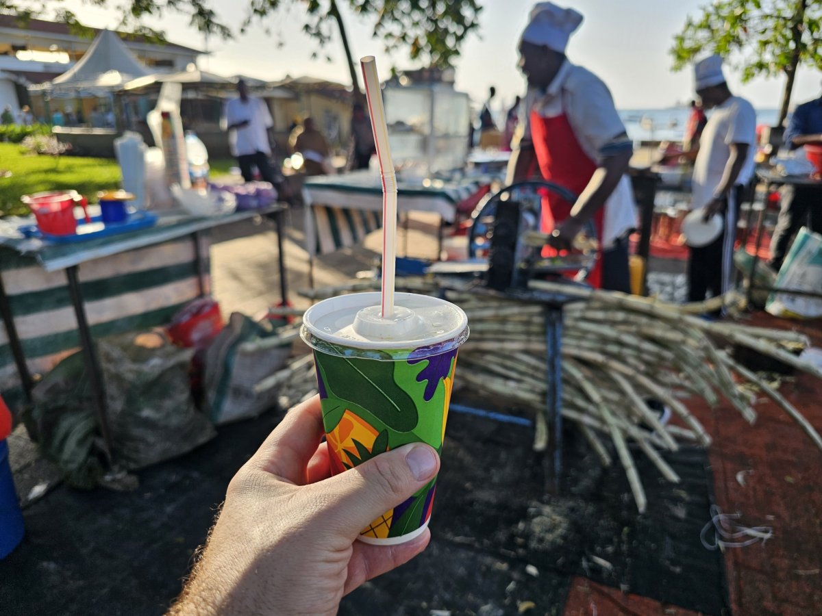 Šťáva z cukrové třtiny