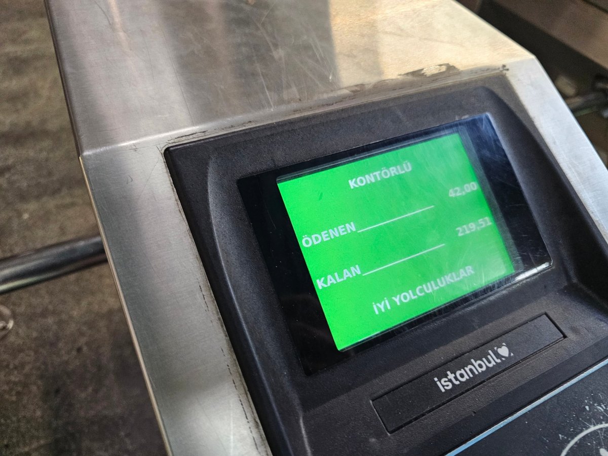 Zůstatek na Istanbulkart