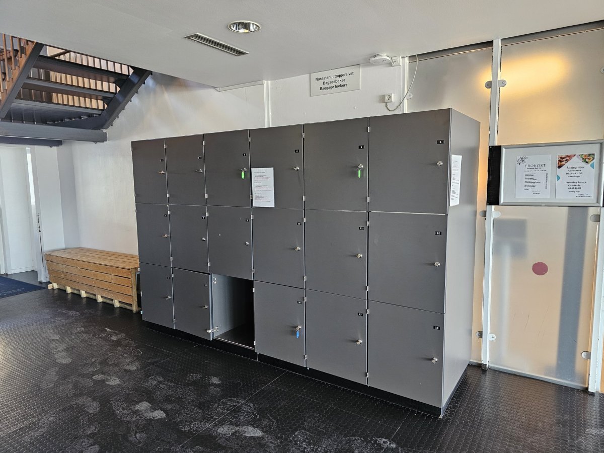 Skříňky na úschovu zavazadel