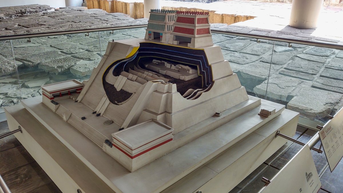 Původní podoba Templo Mayor