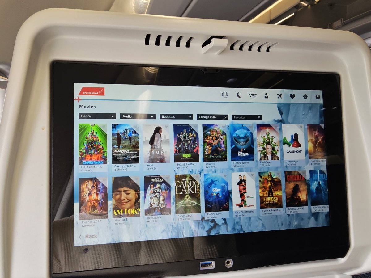 IFE, nabídka filmů