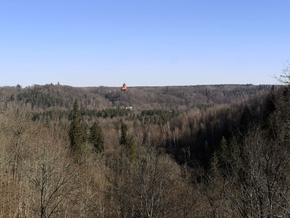 Údolí řeky Gaujy a Hrad Turaida