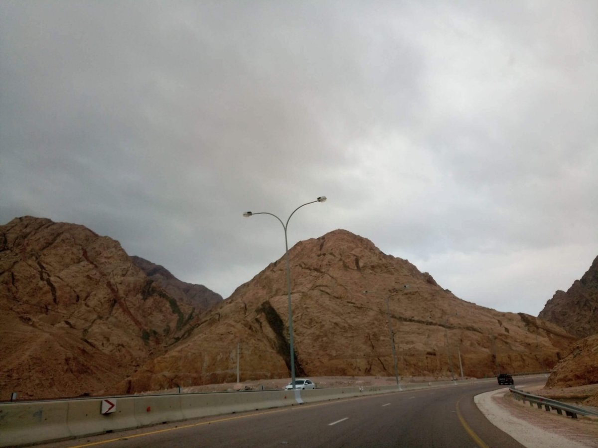 Silnice u města Akaba