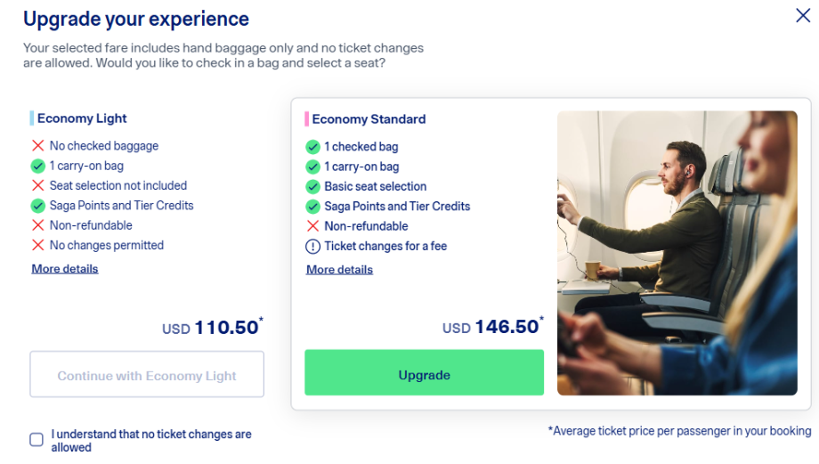 Tarify ekonomické třídy