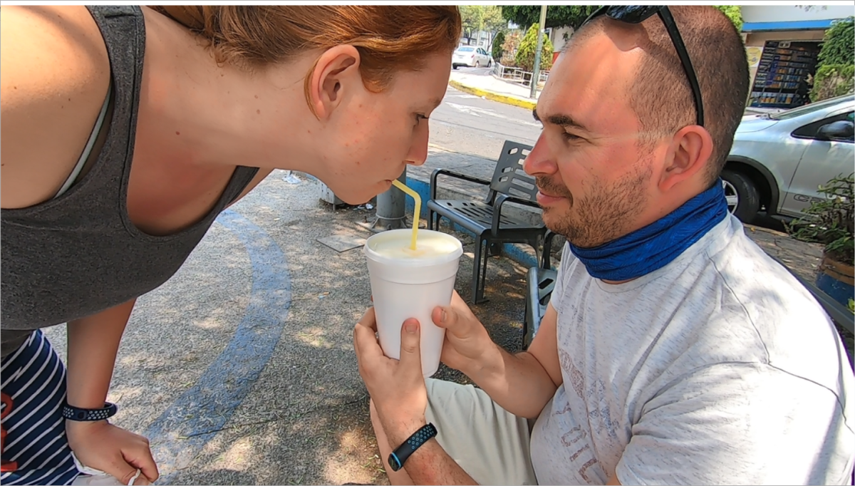 Ananasovo-pomerančová šťáva