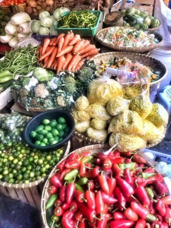 zeleninový trh v Jagně