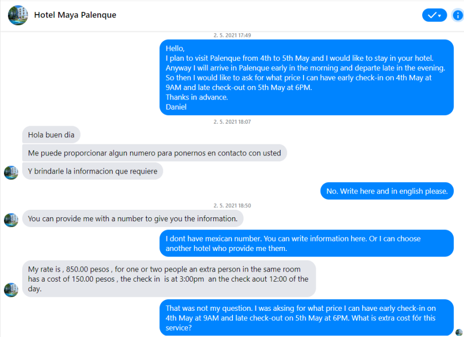 Komunikace občas trochu vázne...