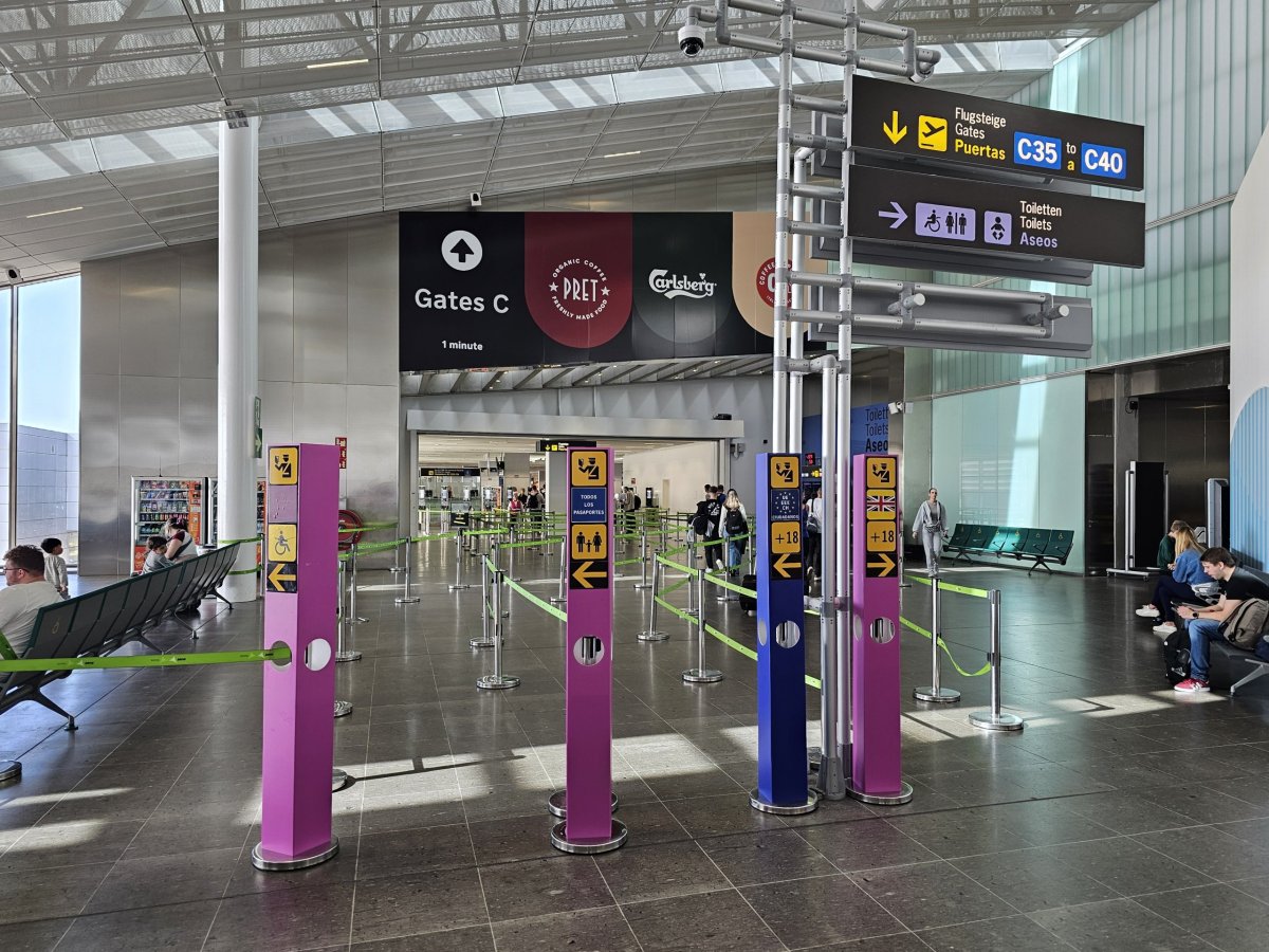 Pasová kontrola pro lety mimo Schengenský prostor