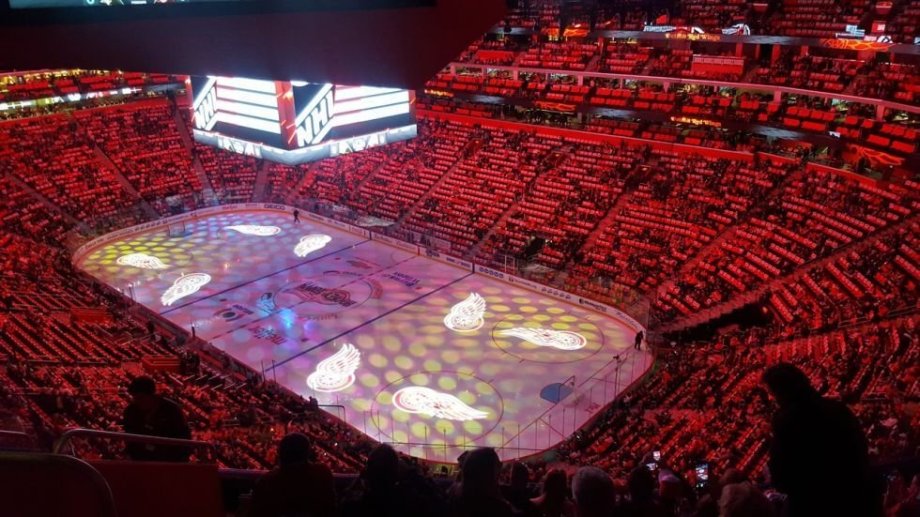 Zápas Detroit Red Wings vs. Pittsburgh Penguins v Little Ceasars Arene