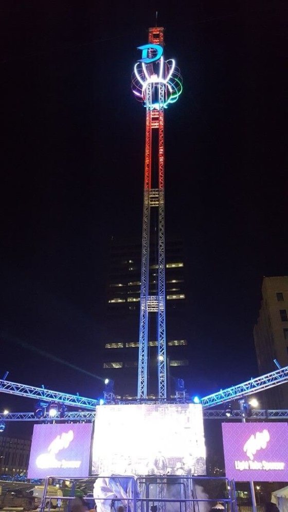 NYE Ball Drop, Beacon Park, Detroit