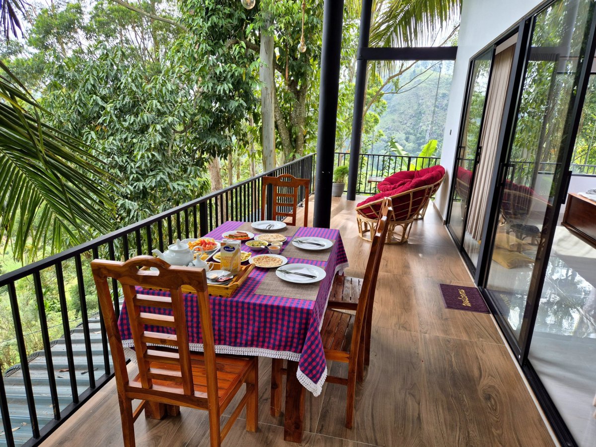 Snídaně v Rose Dale Homestay