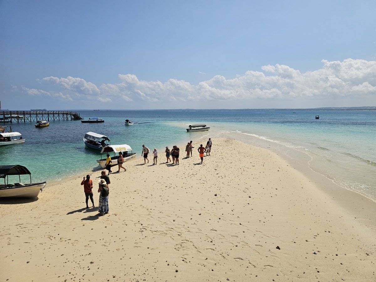 Prison Island, písečná pláž