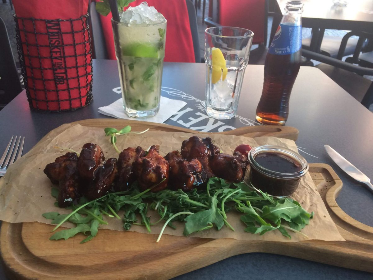 Oběd v místní restauraci